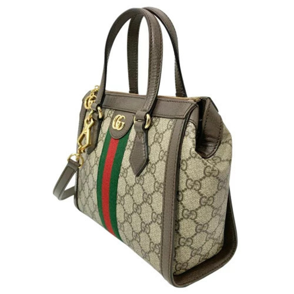 Gucci Beige Ophidia GG Canvas Supreme Tote Bag Tan